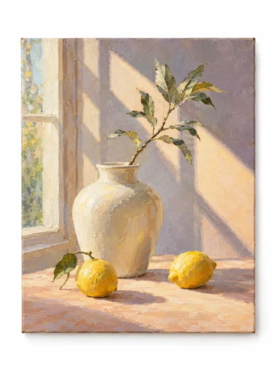 Window and Light painting on a plain white background